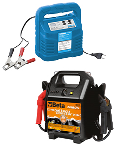 Car battery chargers and starters