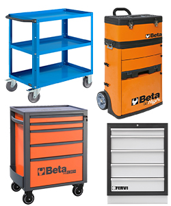 Mobile roller cabinets and tool chests