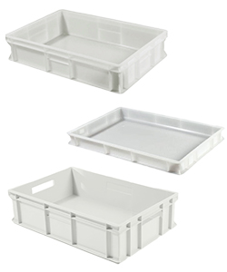 Square Plastic Stacking Food Grade Pizza Dough Bakery Trays Commercial Quality! 