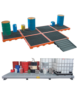 Spill containment platforms