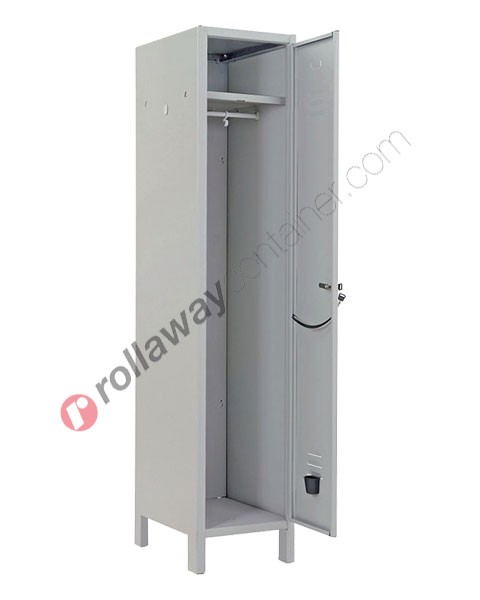 Clothes locker metal 1 door with lock 1 place disassembled Prometal