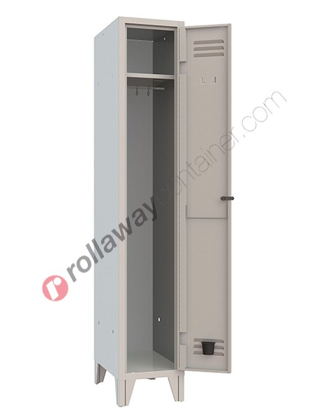 Clothes locker space saver metal 1 door with lock 1 place monoblock Armet
