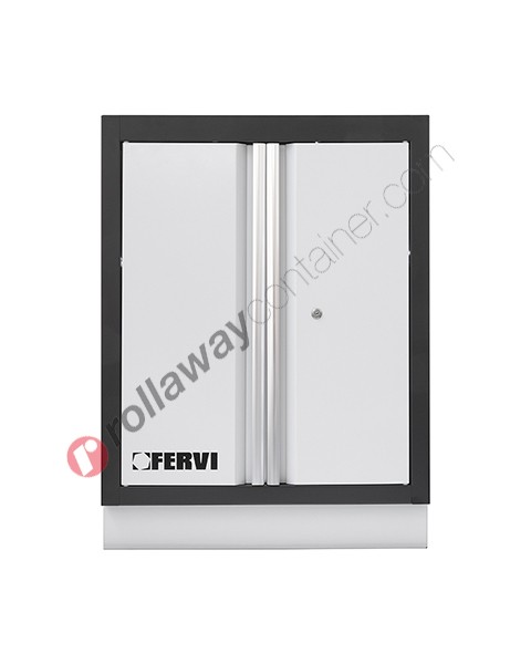 Low 2 door cabinet Fervi A007/03 for modular workshop combination
