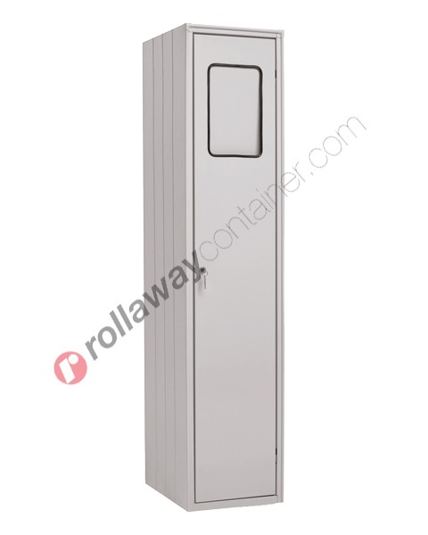 Garment locker metal 1 door with lock Fasma