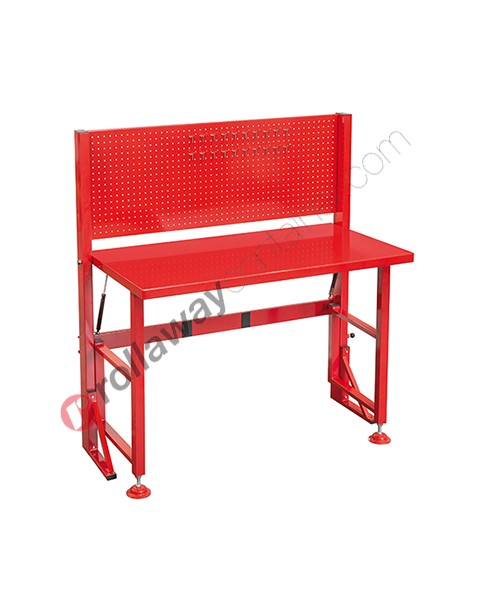 Portable workbench in steel foldable 1280 x 648 H 1380 mm B019