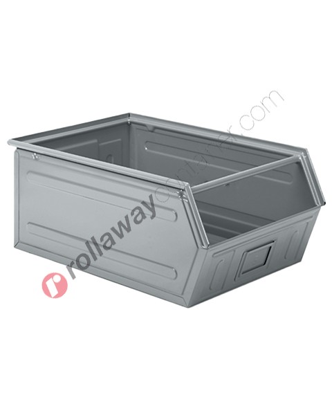 Open fronted metal storage box with crossbar 700/630 x 450 H 300