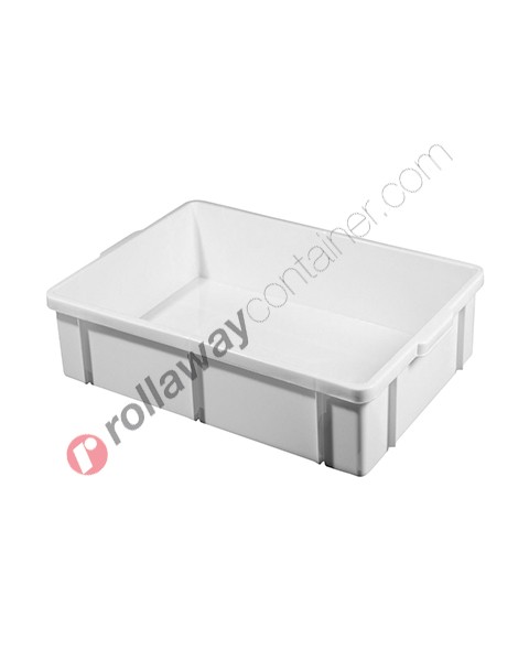 Plastic stackable dough proofing box 650 x 427 H 115 mm