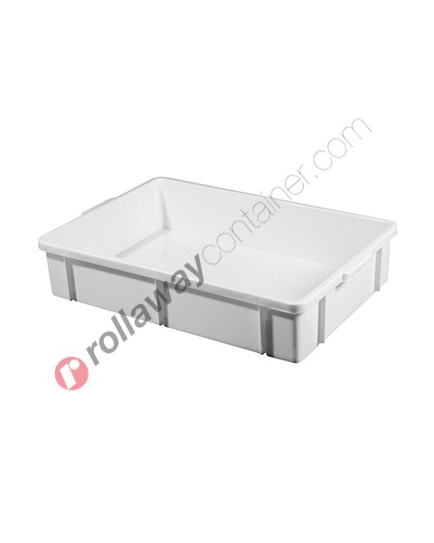 Plastic stackable dough proofing box 650 x 427 H 83 mm