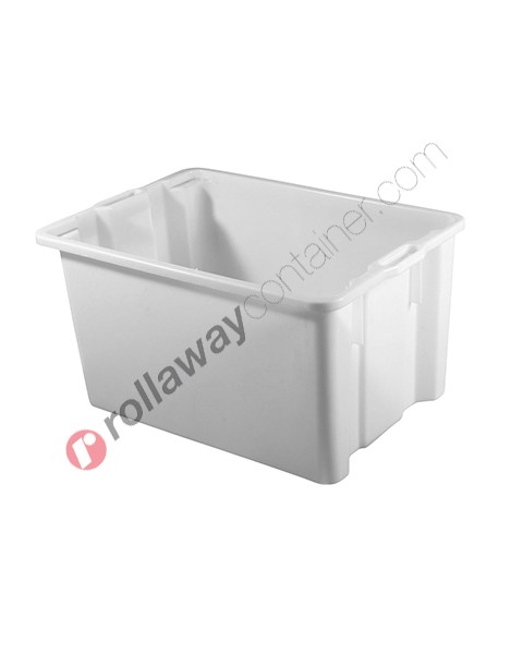 Plastic insertable and stackable dough proofing box 620 x 490 H 375 mm