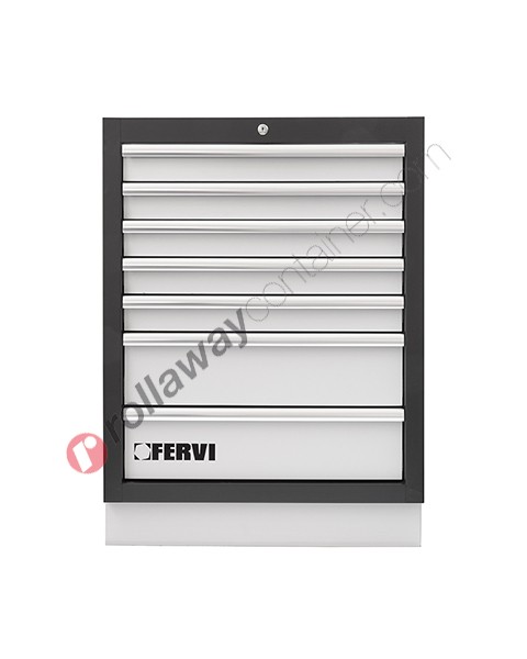 Industrial tool chest Fervi A007/17 with 7 drawers