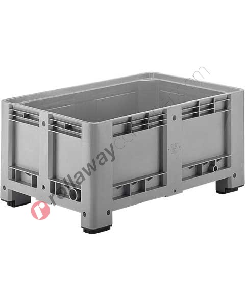 Plastic pallet box for industry 1200 x 800 H 580 heavy 330 liters