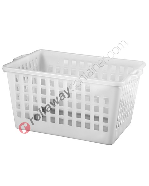 Plastic insertable bakery basket 660 x 450 H 350 mm perforated