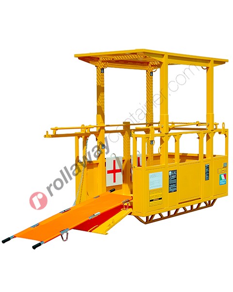 First Aid crane man basket capacity kg 600 and 4 operators