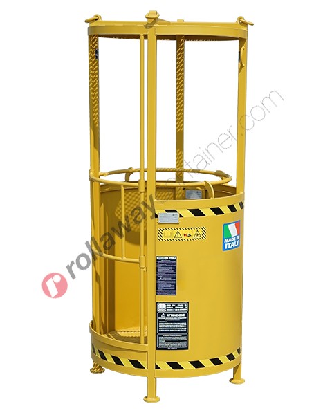 Round crane man basket capacity up to kg 200 and 1 operator