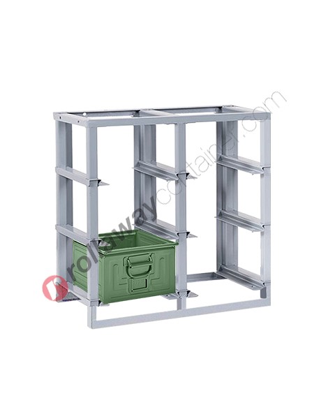 Configure your stackable shelving H 1180 mm for metal boxes