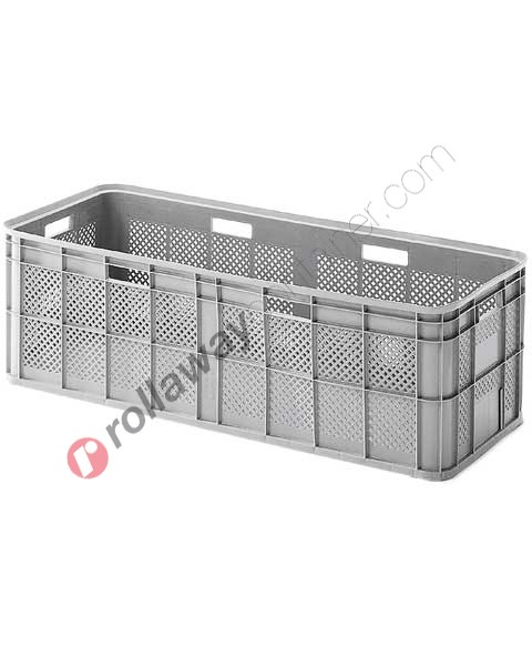 Vented sides plastic pallet box 1190 x 490 H 370 medium 180 litres