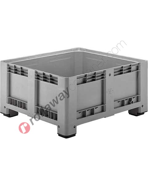 Plastic pallet box for industry 1200 x 1000 H 580 heavy 430 liters