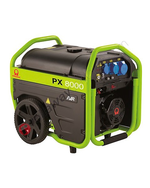 Petrol AVR generator Pramac 6000 VA single-phase electric start PX8000