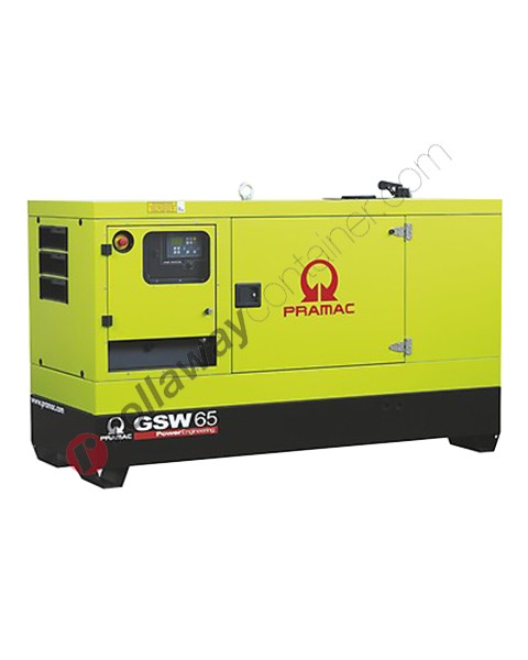 Diesel AVR generator Pramac 66270 VA three-phase electric start GSW65