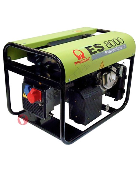 Petrol AVR generator Pramac 8300 VA three-phase ES8000