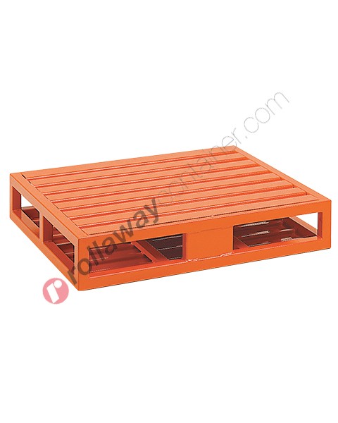 Metal pallet with double reversible bottom capacity 2000 kg