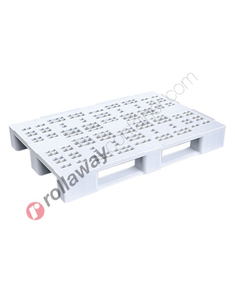 Reinforced HDPE plastic pallets for industry and food use 800 x 1200 mm