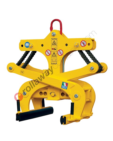 Concrete road barrier clamp for lifting and handling New Jerseys capacity up to 6000 kg and regulations up to 800 mm