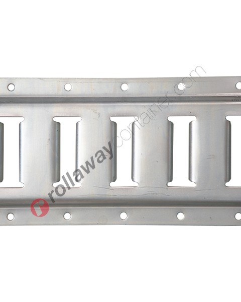 Zinc-plated steel e-track rails from 3 meters