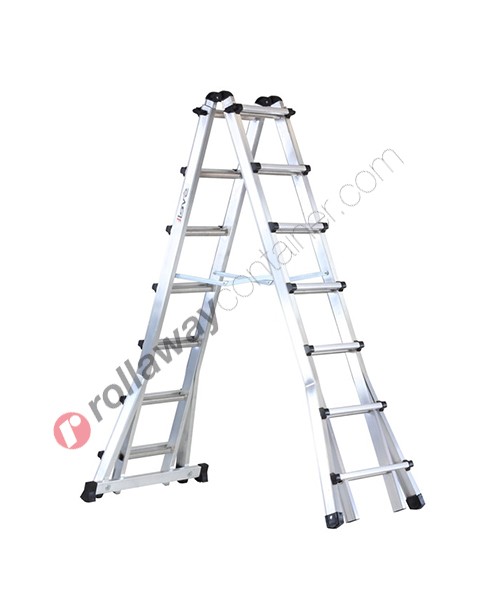 Multi purpose ladder professional, long and compact Bravissima