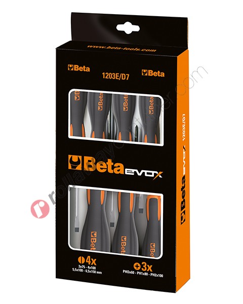 Screwdriver set Beta Evox 1203E/D