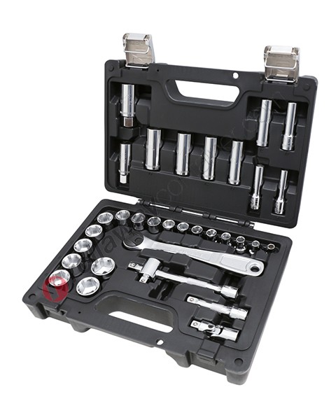 Hex sockets set Beta 913E/C33 with 28 tools and 5 accessories