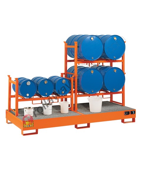 Drum dispensing station with spill pallet mm 2720 x 1250 x 300