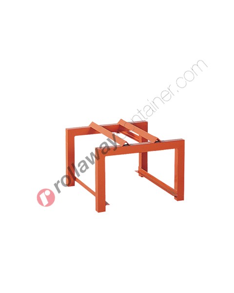 Drum support in steel mm 600 x 600 H 380 for 1 x 200 lt drum
