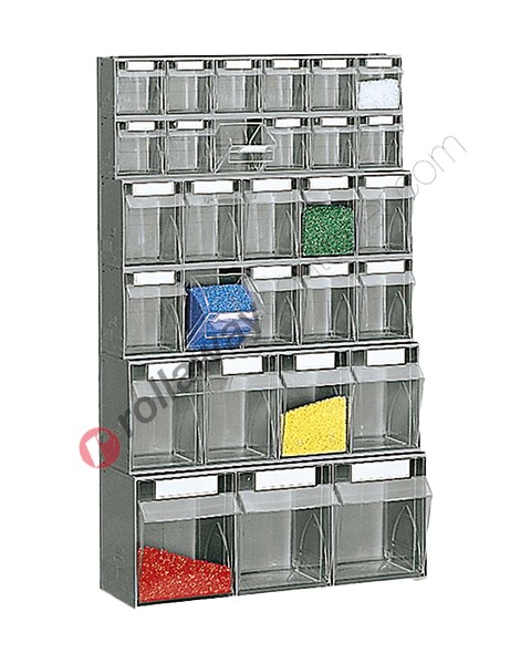 Tilt bin storage with drawers 1000 mm
