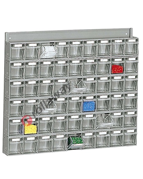 Tilt bin storage with drawers 500 mm