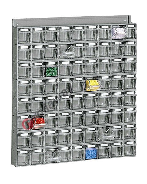 Tilt bin storage with drawers 650 mm