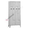 Z type clothes locker space saver metal 4 doors with lock monoblock Fasma