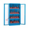 Workshop cupboard 1023x555 H 2000 mm with 2 polycarbonate doors