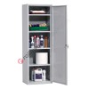 Metal storage cupboard H 180 1 door 4 shelves with lock Fasma