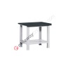 Work table with metal top 1031 x 705 H 855 mm Work