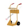 Hand truck for gas tanks with solid wheels capacity 40 lt Bibo 40