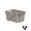 Vented heavy duty storage box 600 x 400 H 300 mm