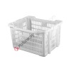 Plastic insertable and stackable bakery basket 780 x 500 H 420 mm perforated