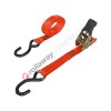 Ratchet tie down strap 25 mm with S-Hook