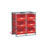 CConfigure your stackable shelving H 1180 mm for open fronted storage bins