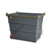 Drop bottom opening skip for contruction sector with single caseback capacity 6800 kg