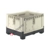 Solid folding pallet box 1200 x 1000 H 800 heavy 720 Liters