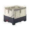 Solid folding pallet box 1200 x 1000 H 973 heavy 905 Liters