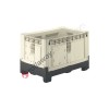 Solid folding pallet box 1200 x 800 H 800 heavy 565 Liters