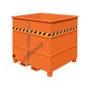 Dumping bin forkliftable and stackable with capacity 1500 kg
